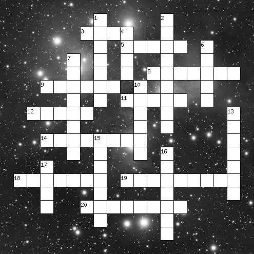 Mots croisés - Astronomes français