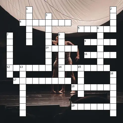 Mots croisés - Les danseurs et chorégraphes français célèbres