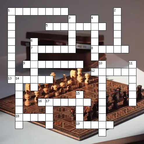 Mots croisés - Jeux de société classiques